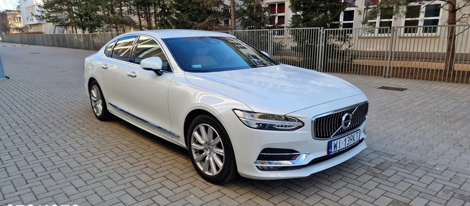 Volvo S90 cena 139000 przebieg: 72000, rok produkcji 2019 z Warszawa małe 352